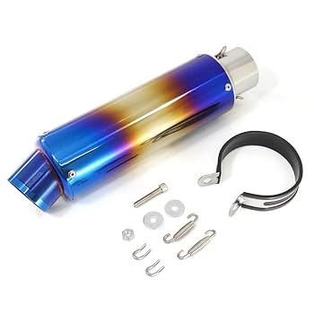 Amazon | 汎用 60.5Φ ステンレス スリップオン マフラー GP